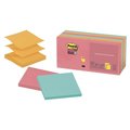 Post-It Sticky note 076150 Original Pop-Up Note Refill - Assorted Neon Colors; Pack - 12 76150